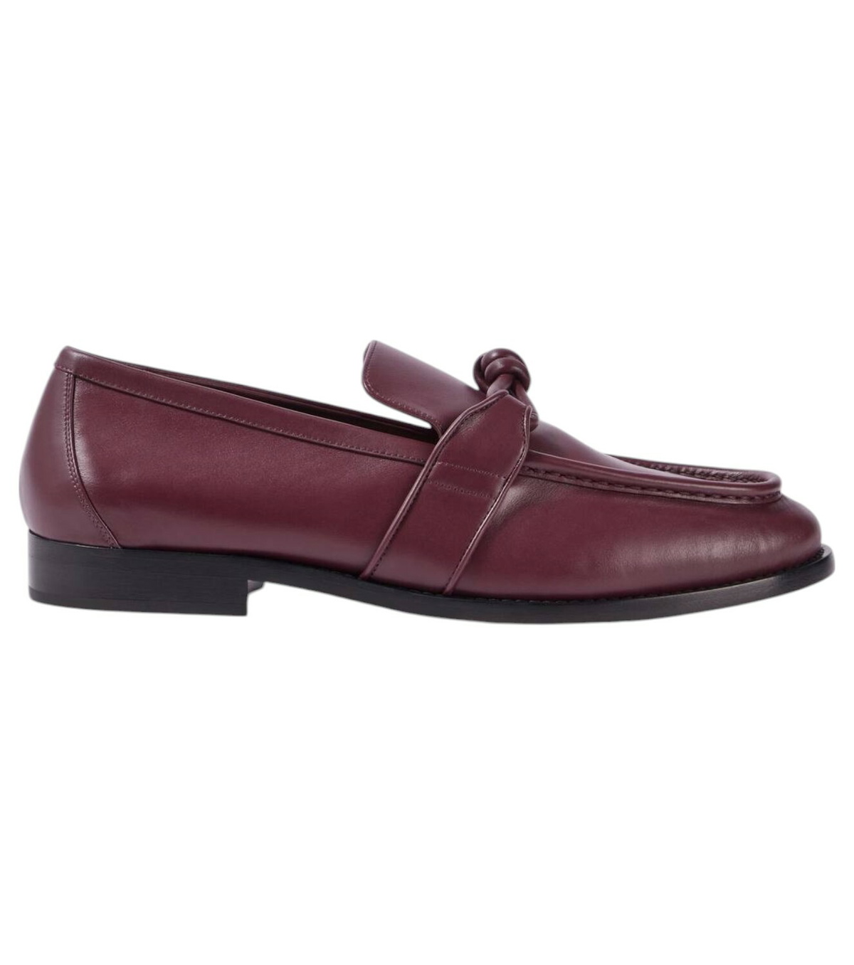 Bottega Veneta - Horsebit Glossed-Leather Loafers - Black