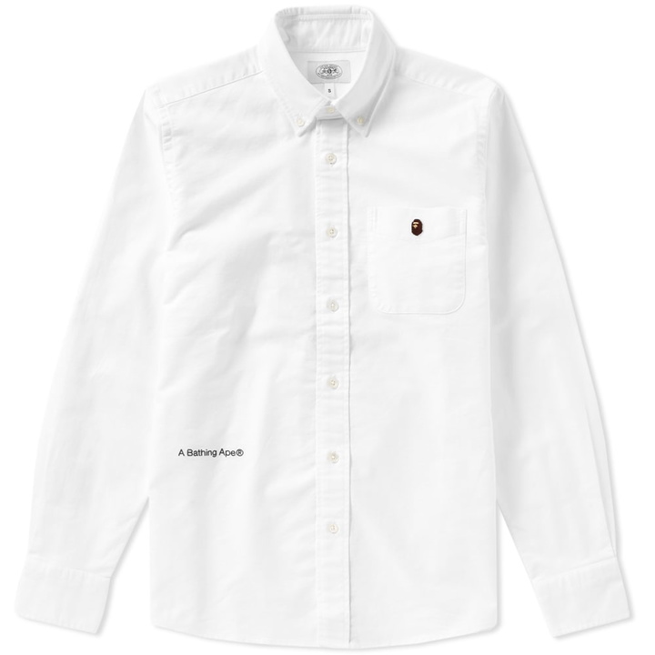 Photo: A Bathing Ape Embroidery Oxford Button Down Shirt