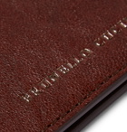 Brunello Cucinelli - Creased-Leather Billfold Wallet - Men - Brown