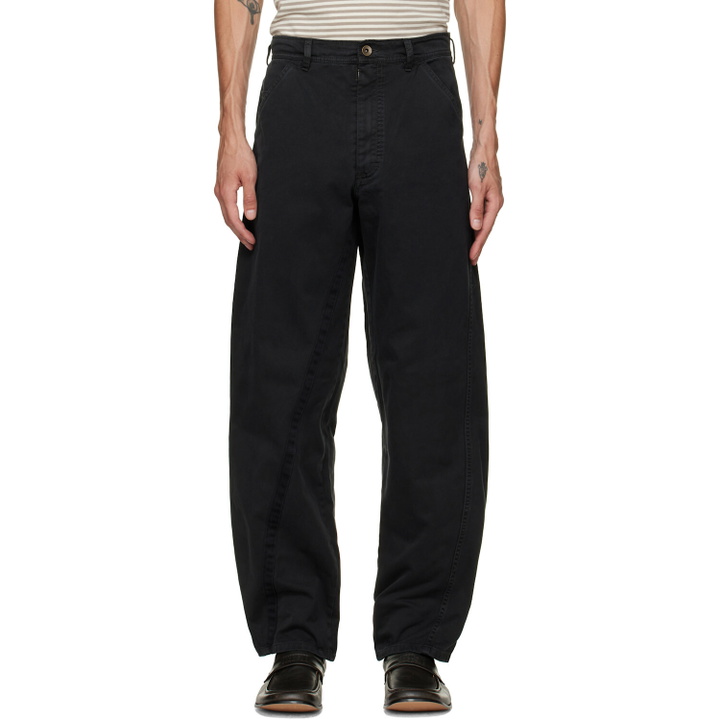 Photo: Maison Margiela Black Cotton Trousers