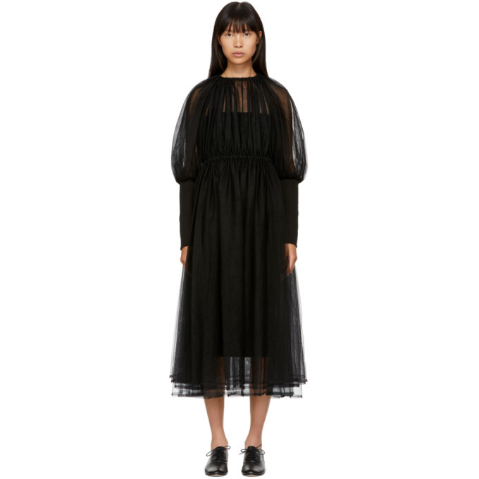 Noir Kei Ninomiya Black Tulle Dress Noir Kei Ninomiya