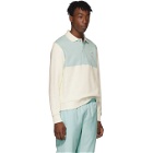 Lacoste Blue and White Golf le Fleur* Edition Sweatshirt Polo