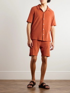 Massimo Alba - Cotton-Blend Terry Shirt - Orange