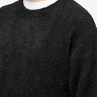 mfpen Men's Furry Knit Sweater in Furry Black