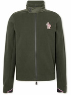 Moncler Grenoble - Shell-Trimmed Fleece Down Ski Jacket - Green