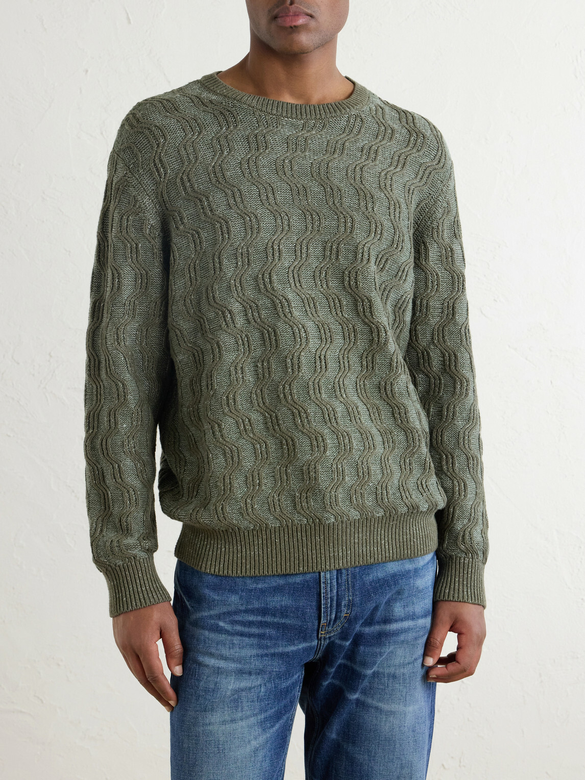 Aimé Leon Dore - Cable-Knit Cotton-Blend Sweater - Green