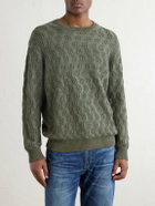 Aimé Leon Dore - Cable-Knit Cotton-Blend Sweater - Green