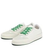 The Row Marley suede-paneled leather sneakers