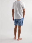 Calvin Klein Underwear - Logo-Print Cotton-Blend Jersey Pyjama Set - Blue