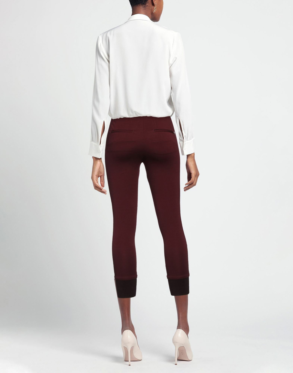 Dondup Womens Pants Burgundy