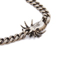 Alexander McQueen Men's Skull Spider Chain Bracelet in Silver 