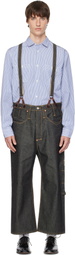 Junya Watanabe Black Levi's Edition Suspender Jeans