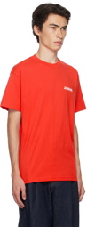 Jacquemus Red Le Papier 'Le T-Shirt Jacquemus' T-Shirt