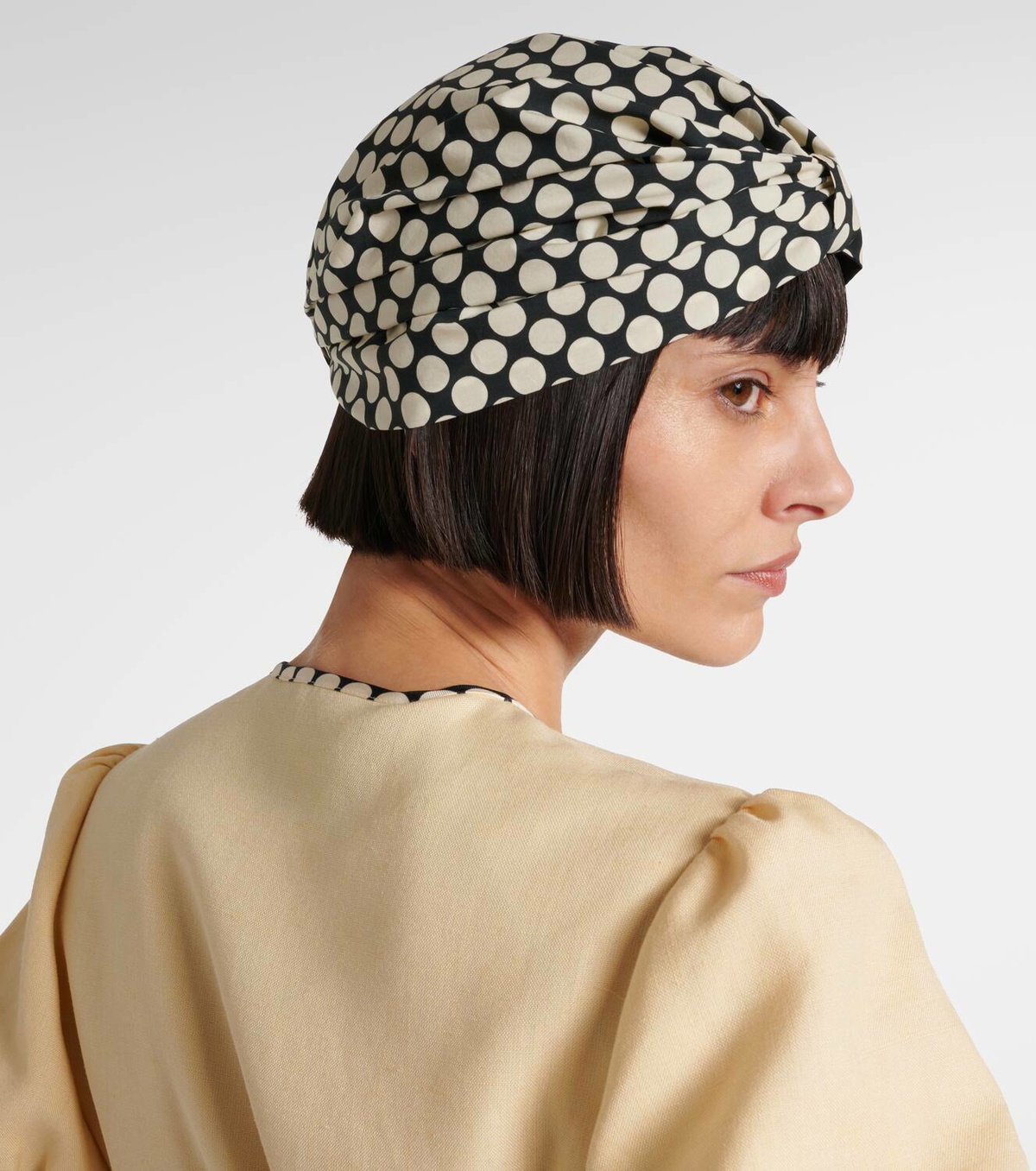 Valentino Escape Plus De Pois cotton head wrap