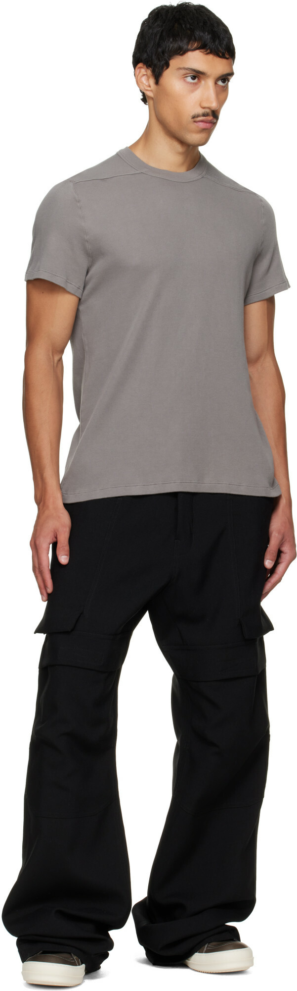 Rick Owens Gray Tower Short Level T-shirt