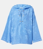 Dorothee Schumacher Cosy Towelling cotton terry hoodie