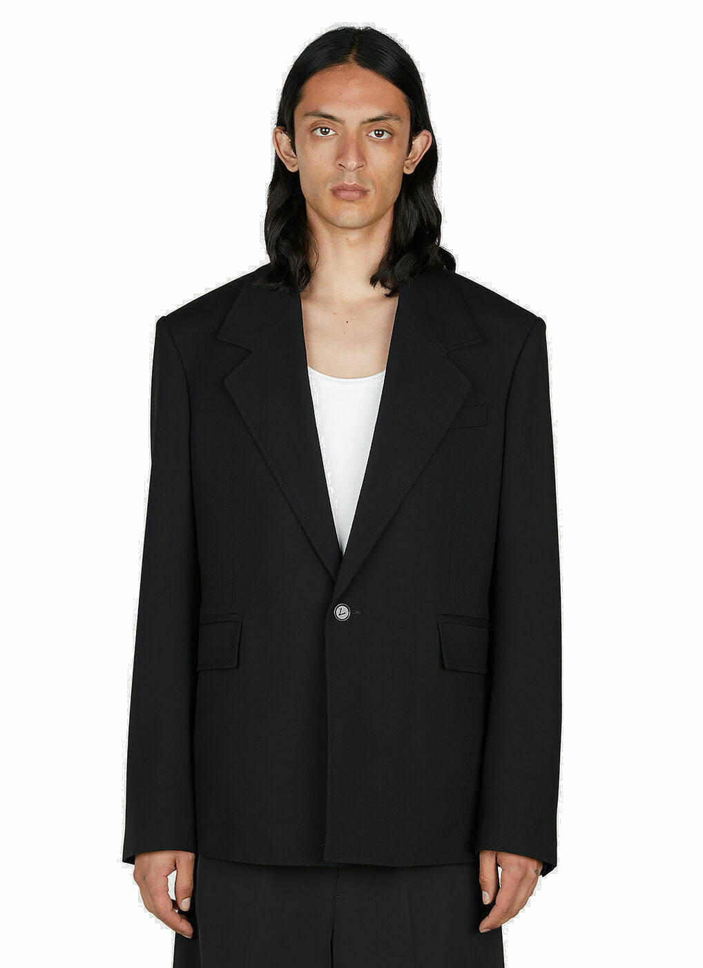 Bottega Veneta Twill Blazer male Black Bottega Veneta