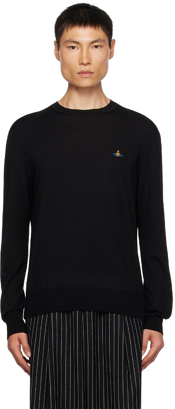 Photo: Vivienne Westwood Black Embroidered Sweater