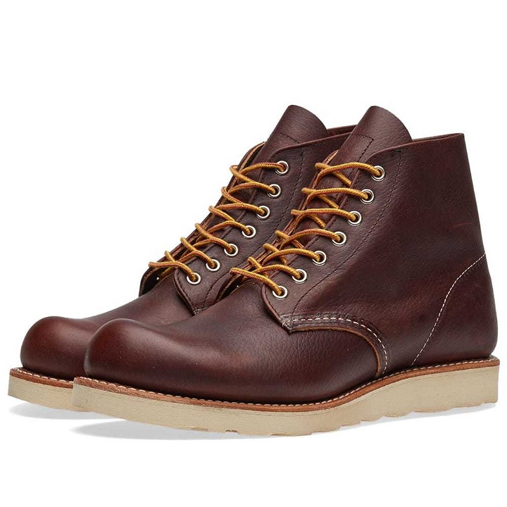 Photo: Red Wing 8196 Heritage Work 6" Round Toe Boot Brown