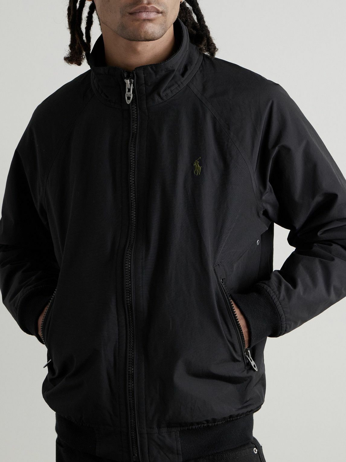 Polo Ralph Lauren - Logo-Embroidered Cotton and Nylon-Blend Bomber