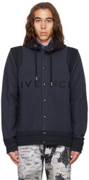 Givenchy Navy Varsity Bomber Jacket