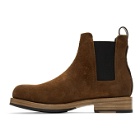 Feit Brown Suede Rubber Chelsea Boots