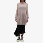 Rick Owens Women's Shroud Sweatshirt in Dusty Pink 