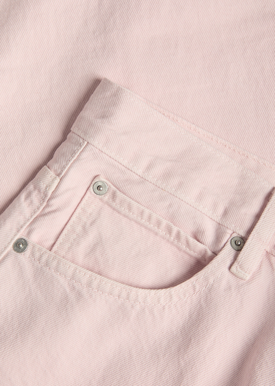 Frame The Bubble Barrel-leg Jeans Pink