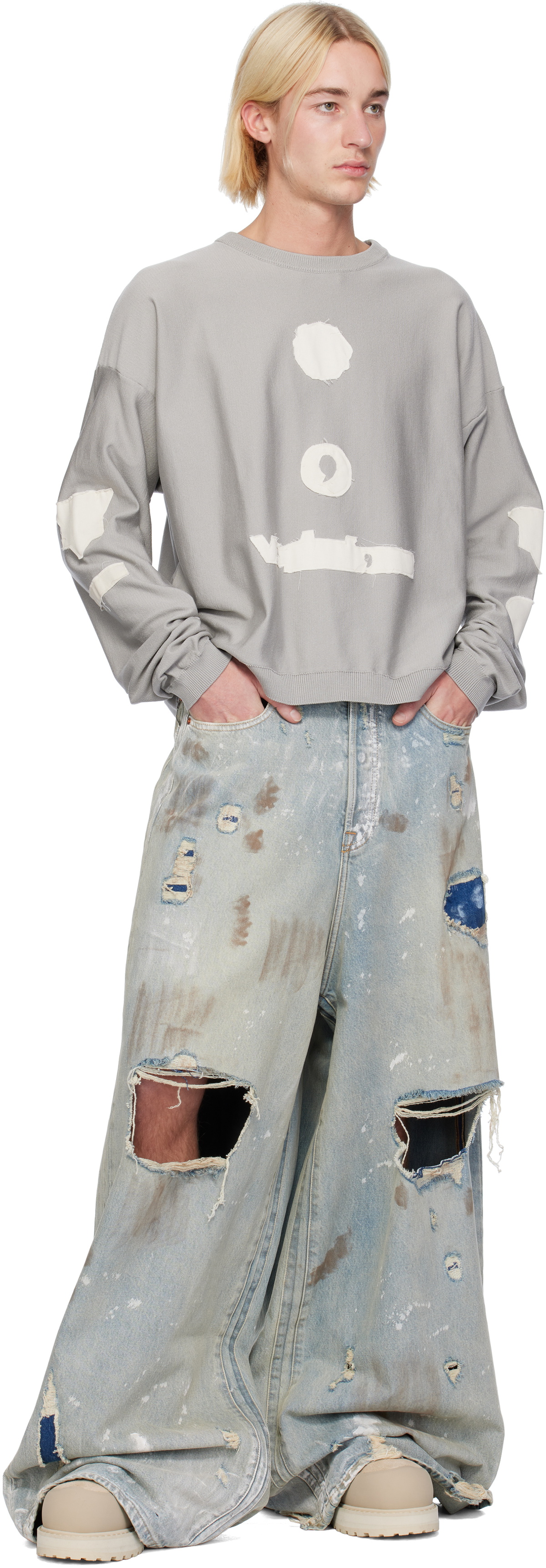 424 Gray Soccer Sweatshirt