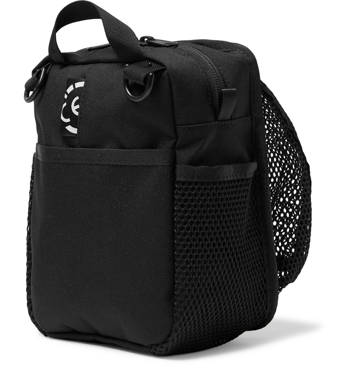 Cav Empt - Mesh and Canvas Messenger Bag - Black