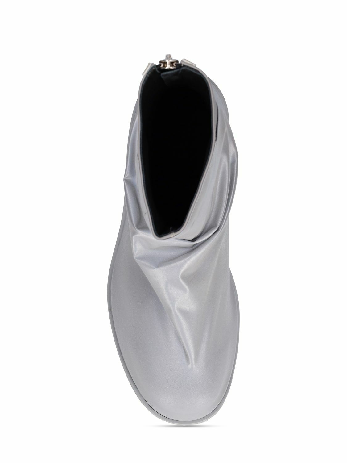 424 Marathon Metallic Lycra Zipped Boots