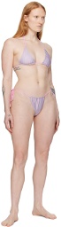 Poster Girl Pink & Gray Woods Reversible Bikini Bottom