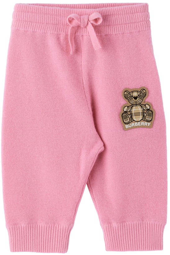 Photo: Burberry Baby Pink Bear Lounge Pants