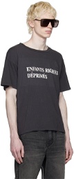 Enfants Riches Déprimés Black Printed T-Shirt