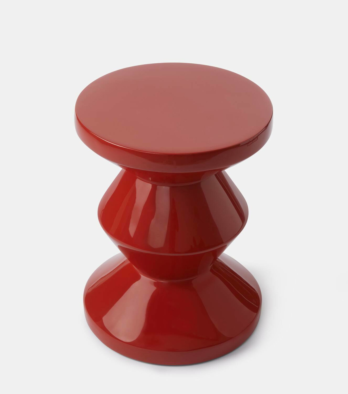 Polspotten Zig Zag lacquered stool