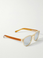 Brunello Cucinelli - Round-Frame Two-Tone Acetate Sunglasses