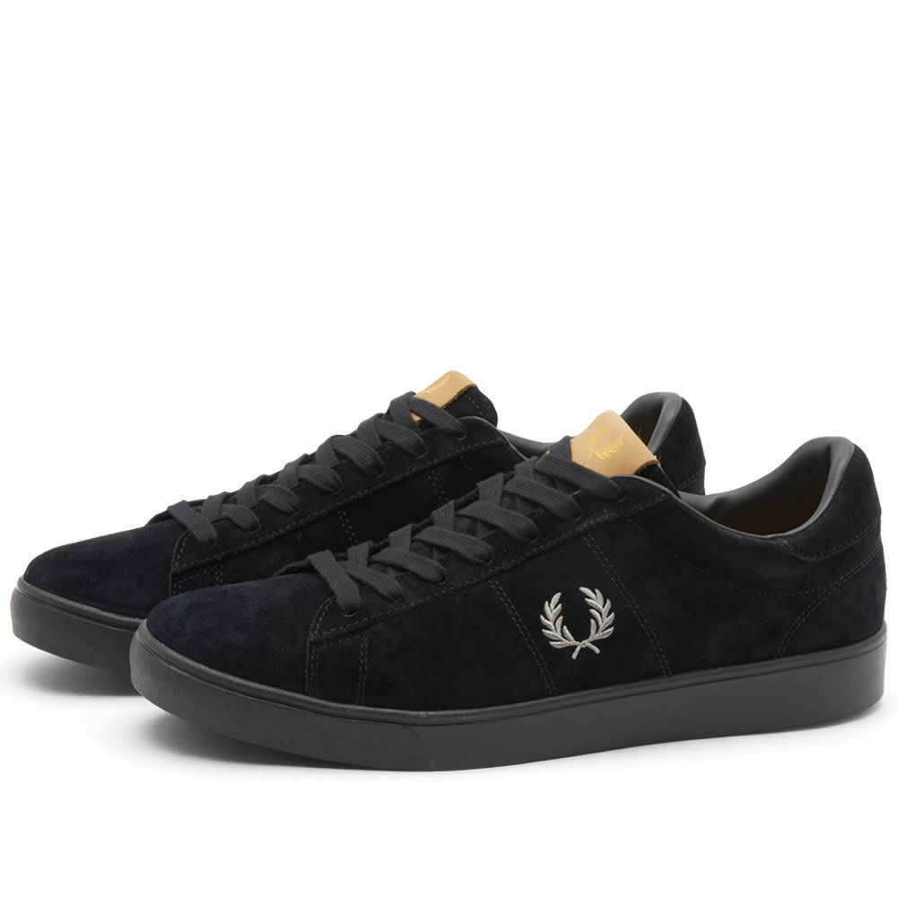 Fred Perry Authentic Men's Spencer Suede Sneakers in Black Fred Perry ...