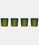 L'Objet Prism set of 4 glasses