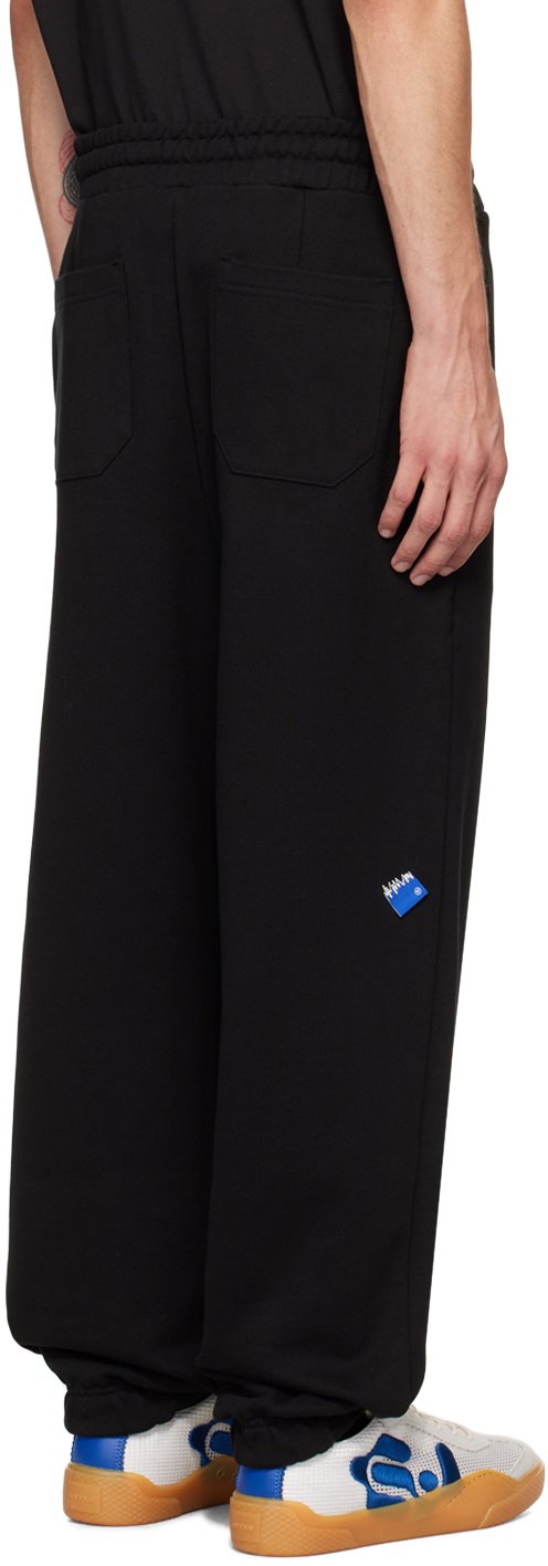 ADER error Black TRS Tag 01 Sweatpants