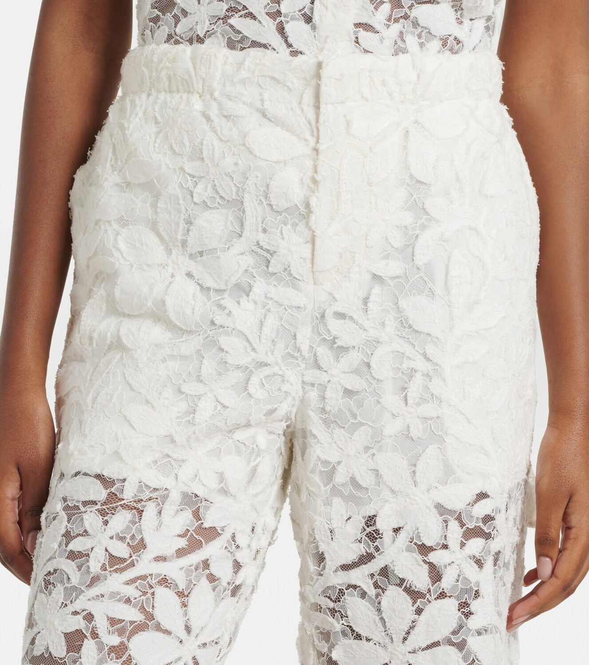 Simkhai Floral lace straight pants
