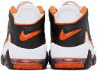 Nike White & Orange Air More Uptempo '96 Sneakers