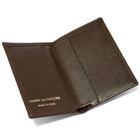 Comme des Garçons SA6400 Classic Wallet in Brown