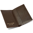 Comme des Garçons SA6400 Classic Wallet in Brown