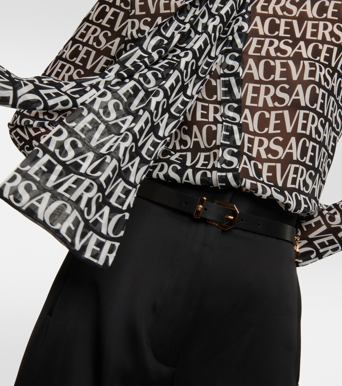 Versace hotsell belt shirt