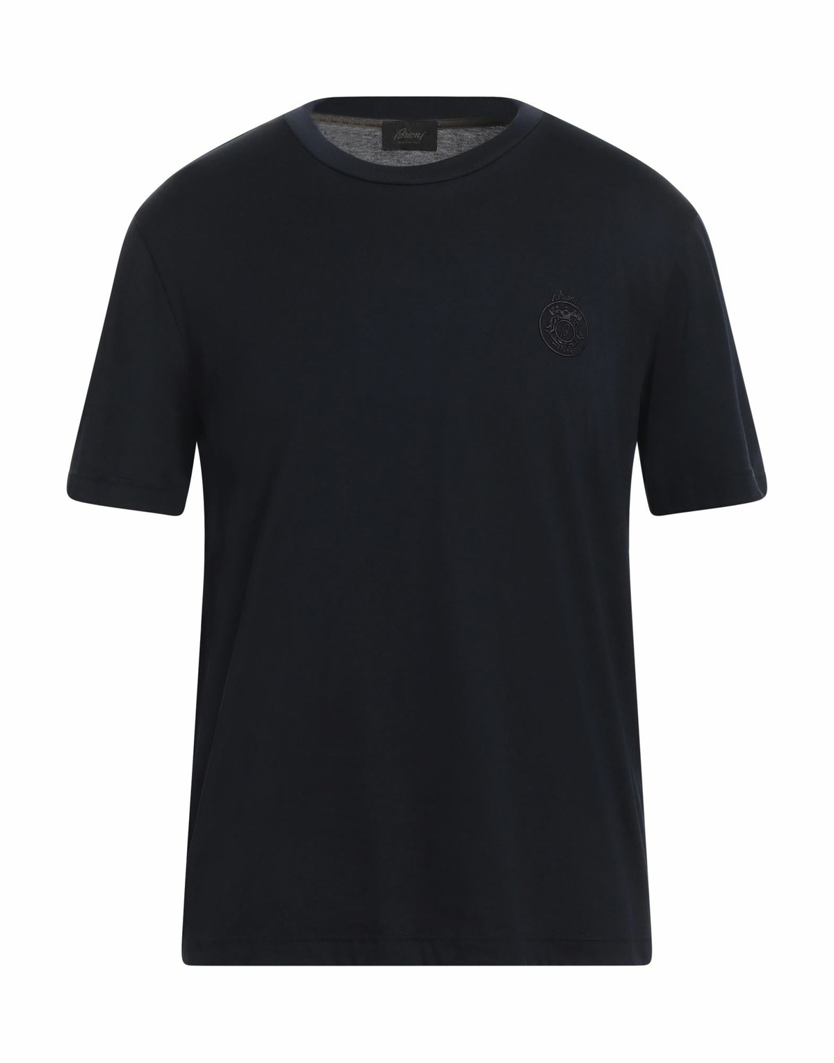 Brioni Mens T-shirt Midnight in Blue