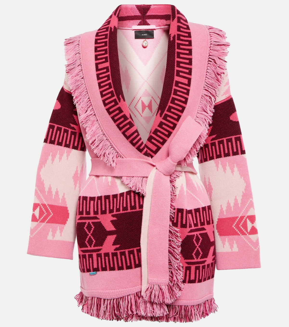Alanui - Icon jacquard cashmere cardigan