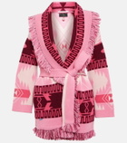 Alanui - Icon jacquard cashmere cardigan