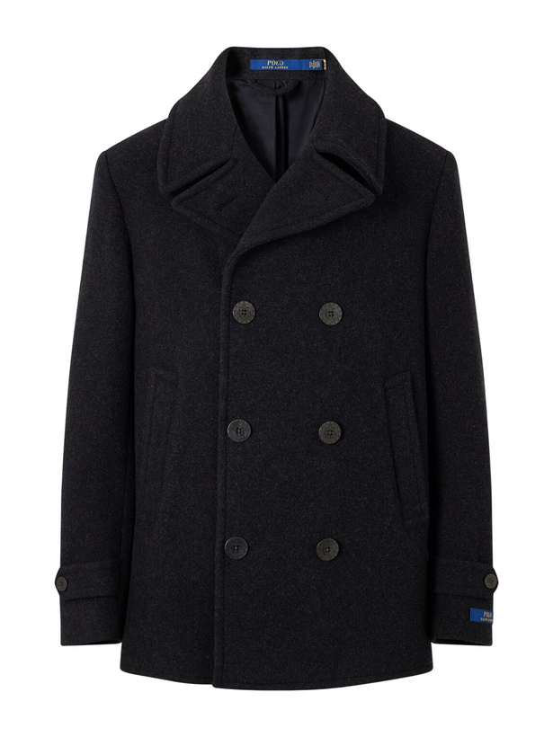 Photo: Polo Ralph Lauren - Double-Breasted Wool-Blend Coat - Gray