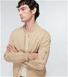 Brunello Cucinelli - Cotton-blend bomber jacket