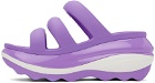 Crocs Purple Mega Crush Triple Strap Sandals